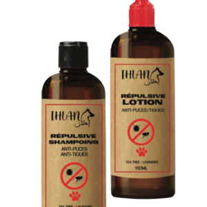 Pack Répulsif Antipuce & Anti-tiques Shampoing & Lotion